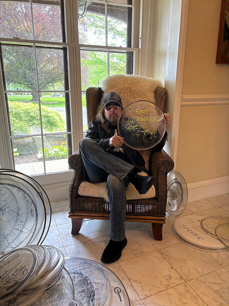 Collectible 8 - Signed 14" Drum Head