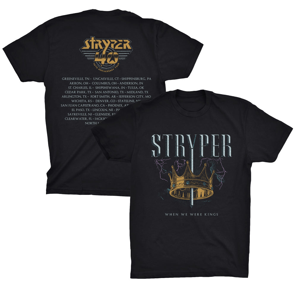 40th Anniversary Tour When We Were Kings Crown T
