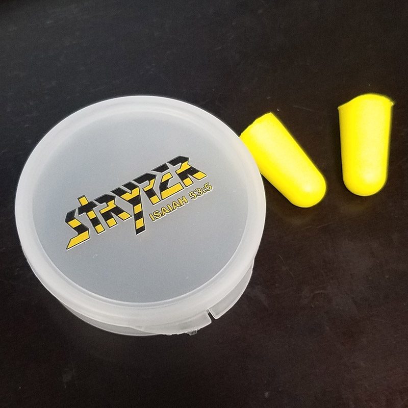 Earplugs and Logo Case