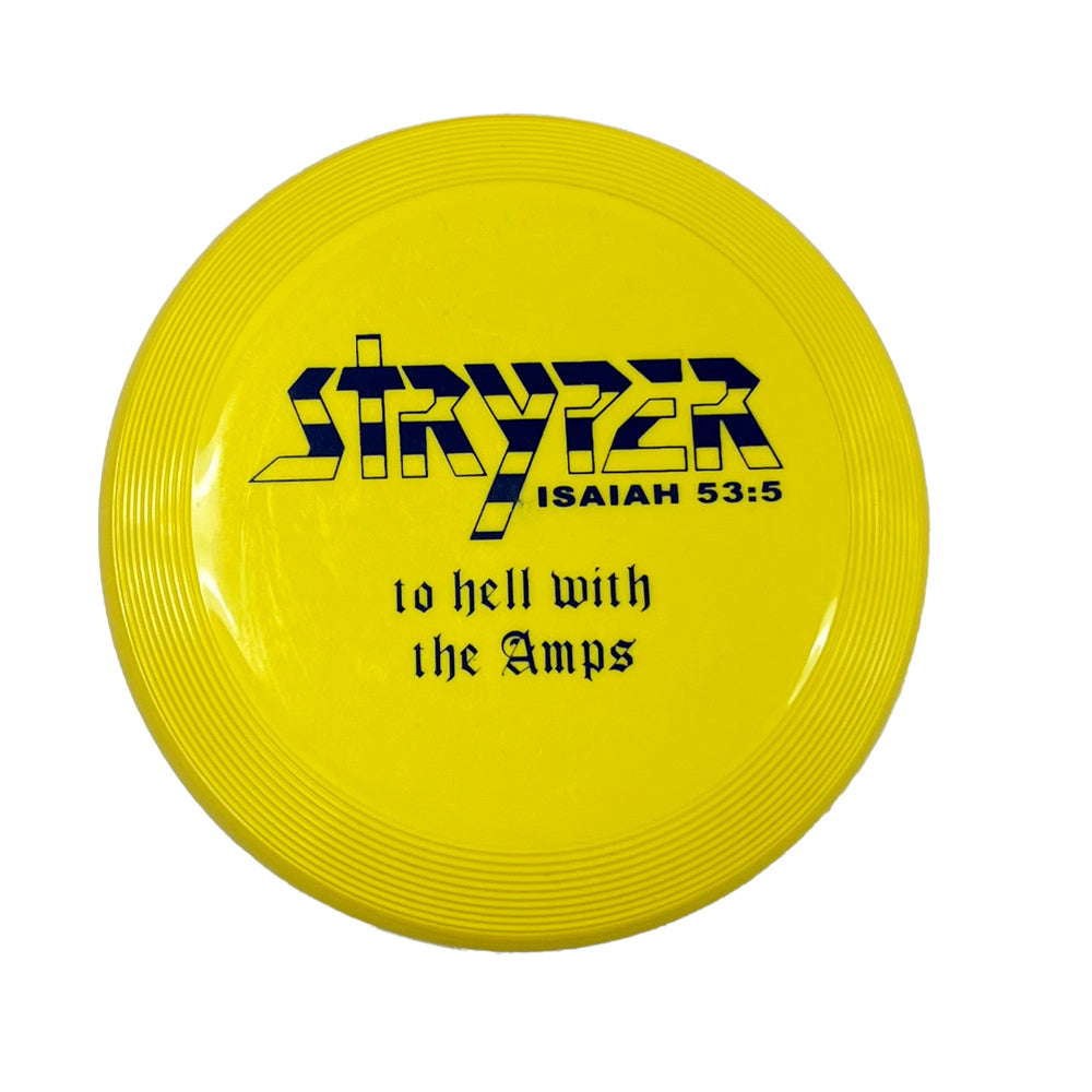 To Hell With The Amps Mini Frisbee