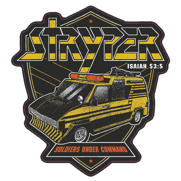 Battle Van Die Cut Sticker