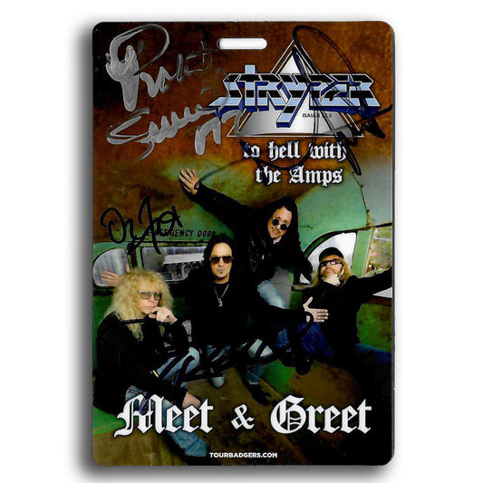 Autographed To Hell With The Amps Meet & Greet Pass