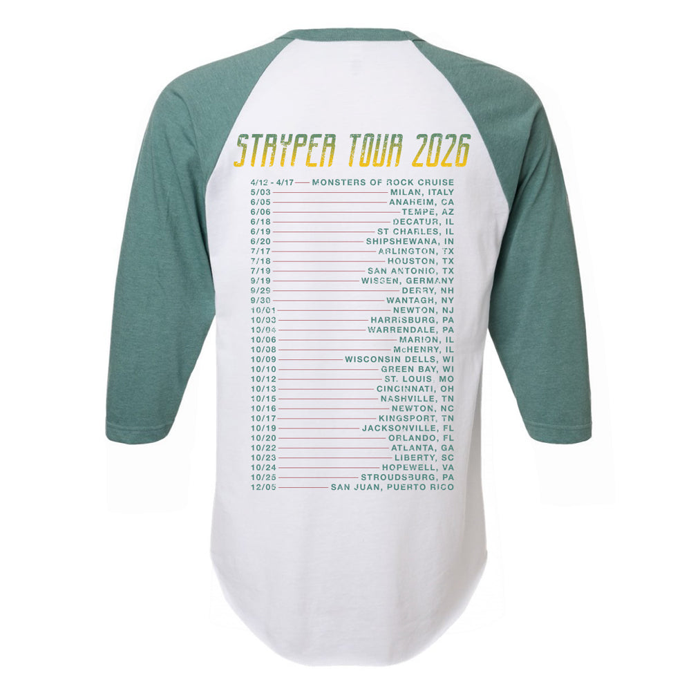 4 Decades Tour Raglan - White / Sea Foam