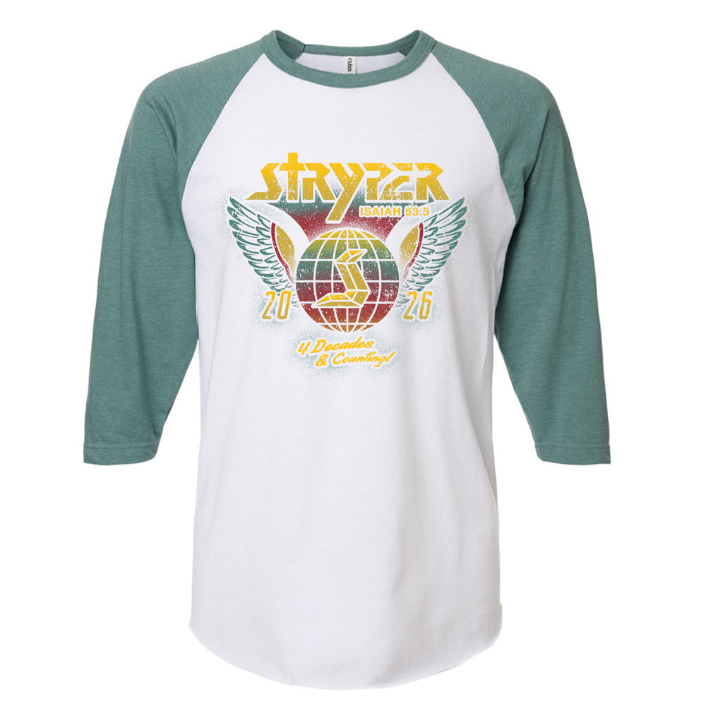 4 Decades Tour Raglan - White / Sea Foam