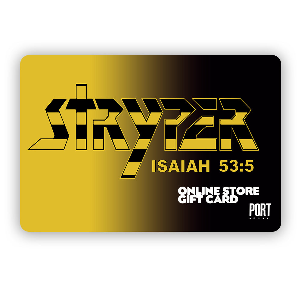 Stryper Gift Card