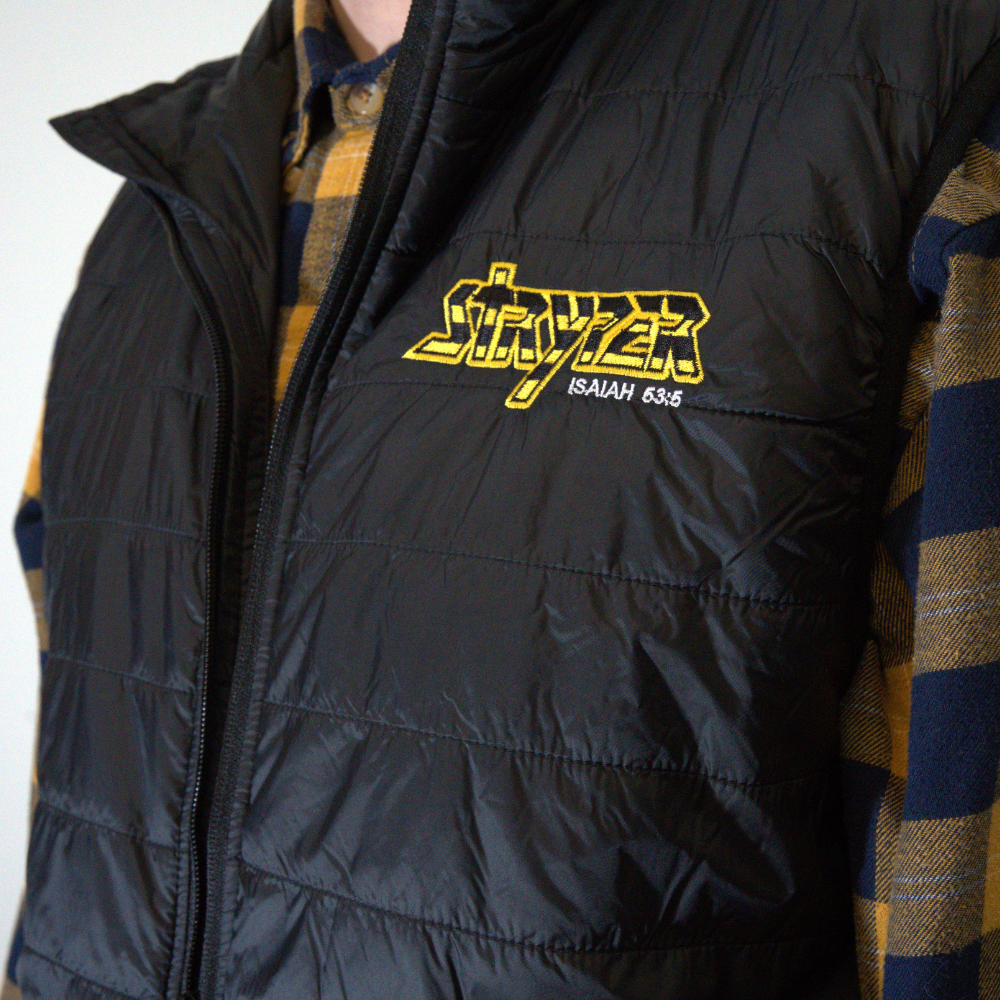 Stryper Logo Puffer Vest