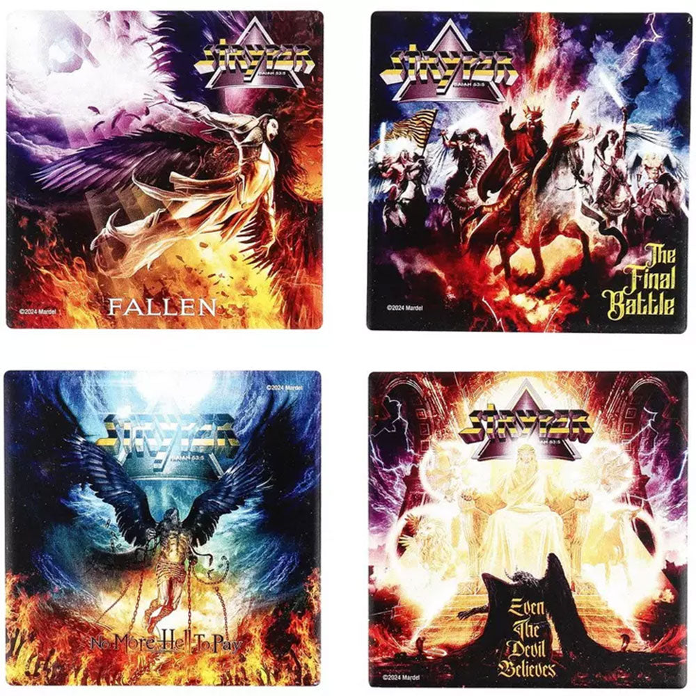 Stryper Album Coaster Set