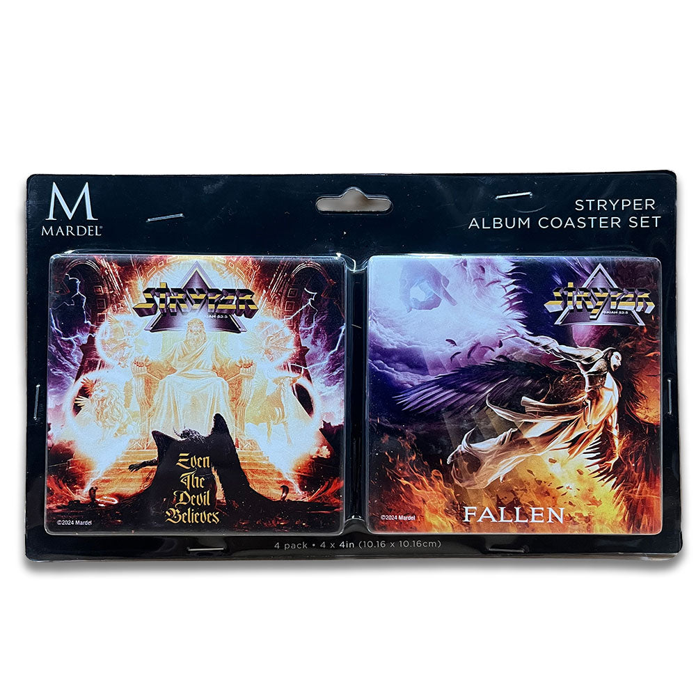 Stryper Album Coaster Set