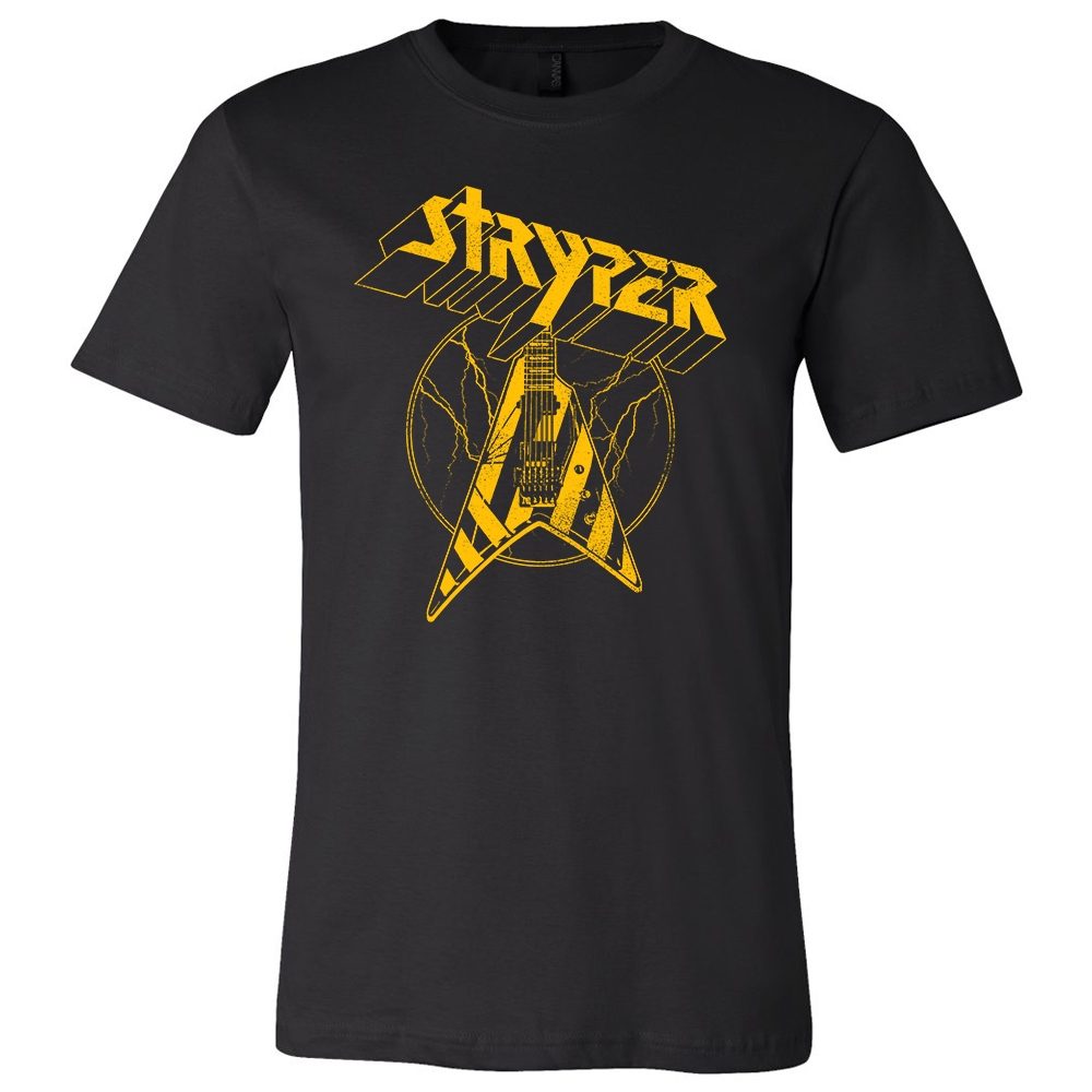 Stryper Lightning Guitar Logo T