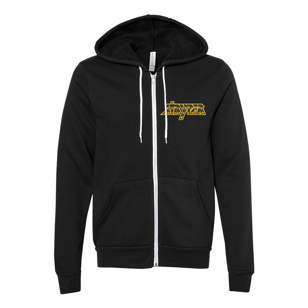 Stryper Embroidered Logo Zip Hoodie