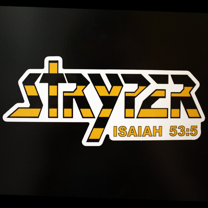 Stryper Die Cut Sticker